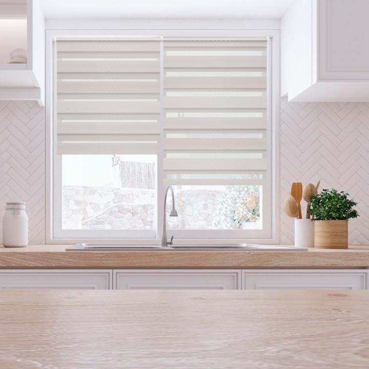 Roleta Mini Dzień Noc Przyciemniająca Brazilian Różowa 16503