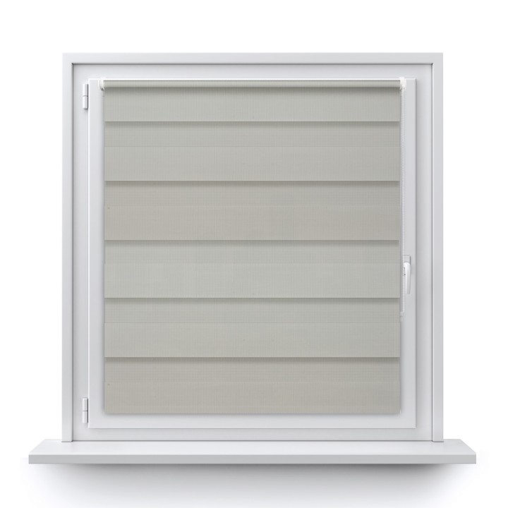 Roleta Mini Dzień Noc Przyciemniająca Classic Jasnoszara 21