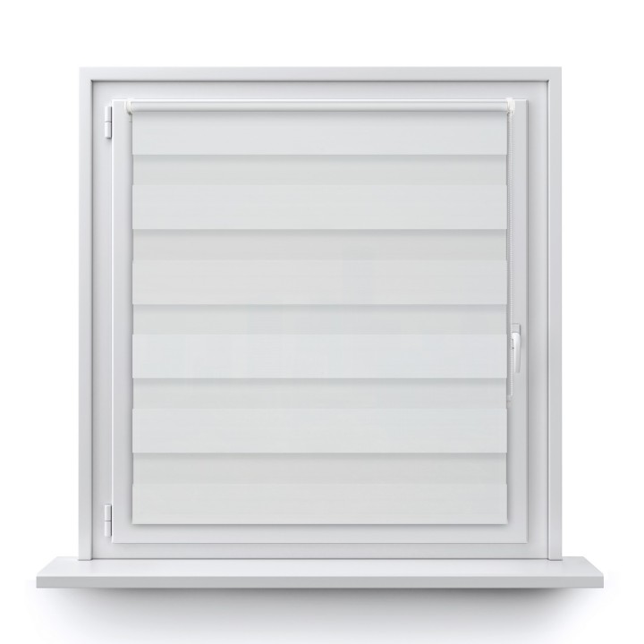 Roleta Mini Dzień Noc Przyciemniająca Chic Biała 6001