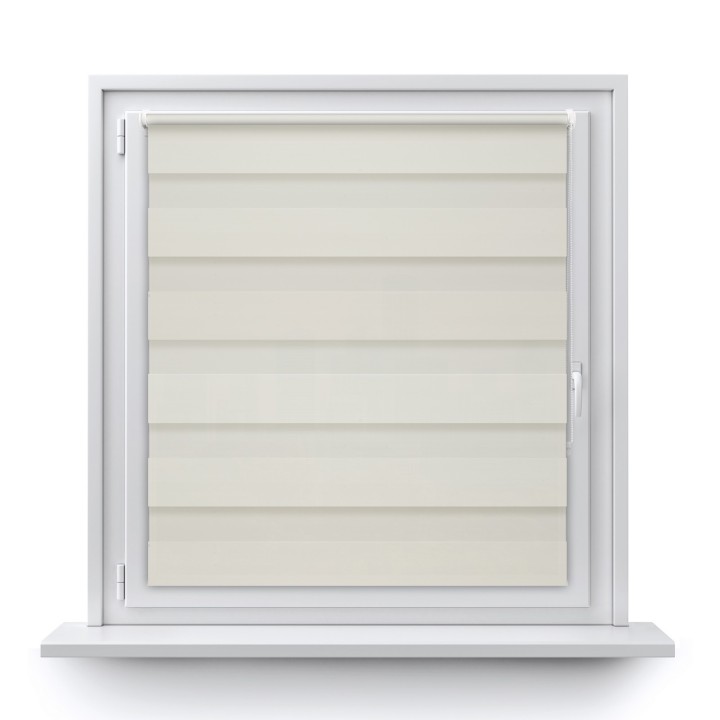 Roleta Mini Dzień Noc Przyciemniająca Chic Ecru 6002