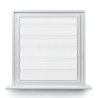 Roleta Mini Dzień Noc Przyciemniająca Classic Biała 1