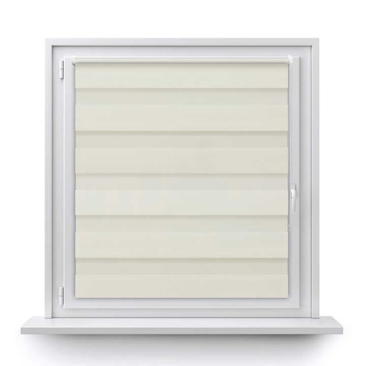 Roleta Mini Dzień Noc Przyciemniająca Classic Kremowa 3