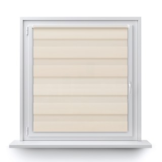 Roleta Mini Dzień Noc Przyciemniająca Classic Ciemnokremowa 5