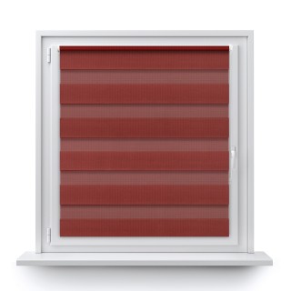 Roleta Mini Dzień Noc Przyciemniająca Classic Brązowa 1217