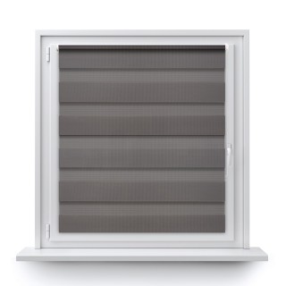 Roleta Mini Dzień Noc Przyciemniająca Classic Szara 1220