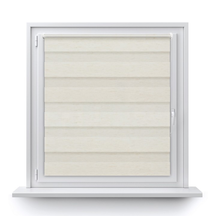 Roleta Mini Dzień Noc Przyciemniająca Classic Słomkowa 8