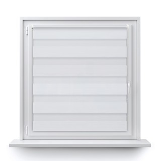 Roleta Mini Dzień Noc Przyciemniająca Forest Biała 9201