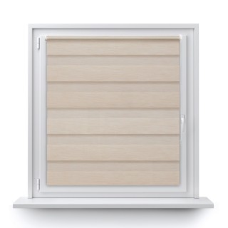 Roleta Mini Dzień Noc Przyciemniająca Forest Kremowa 9203