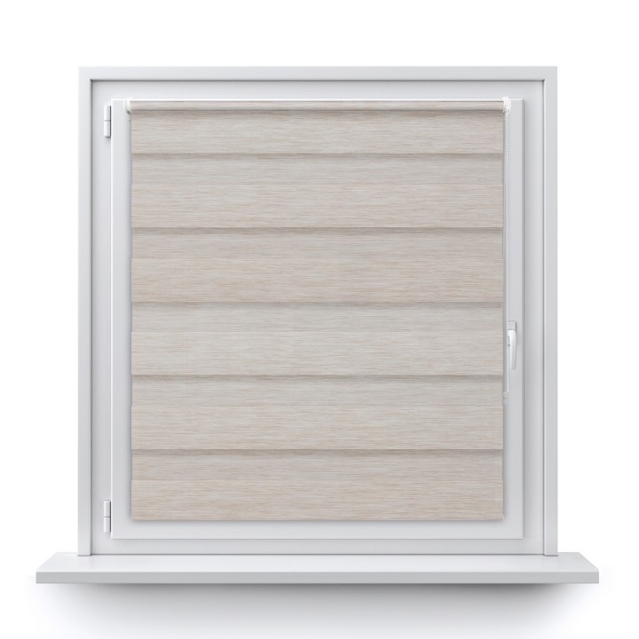 Roleta Mini Dzień Noc Przyciemniająca Forest Beżowa 9208