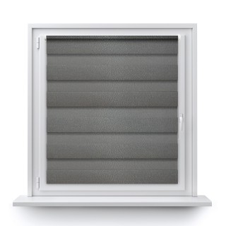 Roleta Mini Dzień Noc Przyciemniająca Glossy Elegance Ciemnoszara 15988