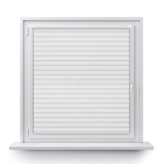 Roleta Mini Dzień Noc Przyciemniająca Modern Biała 1801