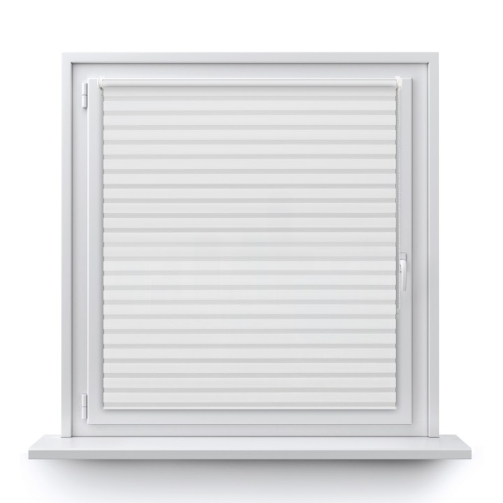 Roleta Mini Dzień Noc Przyciemniająca Modern Biała 1801