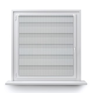 Roleta Mini Dzień Noc Przyciemniająca Organza Szara 1