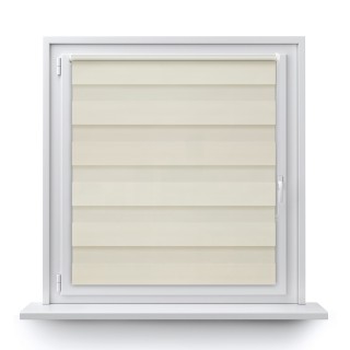 Roleta Mini Dzień Noc Przyciemniająca Romance Kremowa 1023