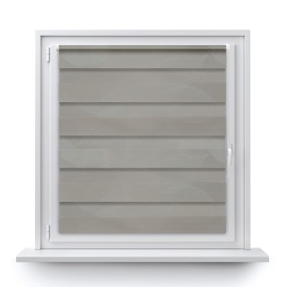 Roleta Mini Dzień Noc Przyciemniająca Romance Szara 1045