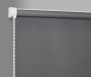 Freihängende Rollo grafit 537