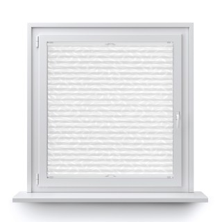 Plisa inwazyjna Z nadrukiem Przyciemniająca Biała 1001