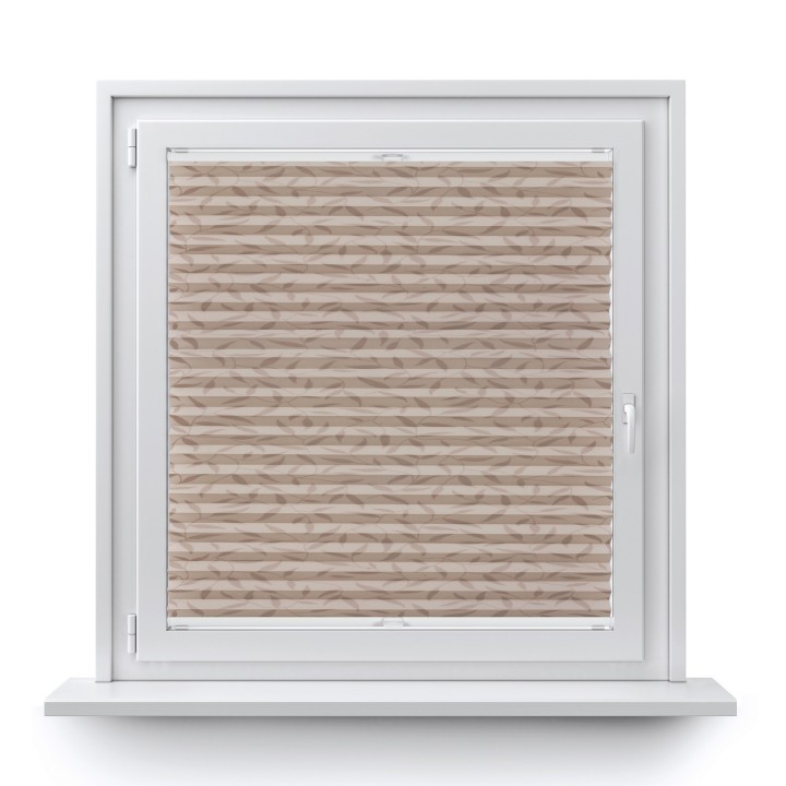 Plisa inwazyjna Z nadrukiem Przyciemniająca Beżowa 1003