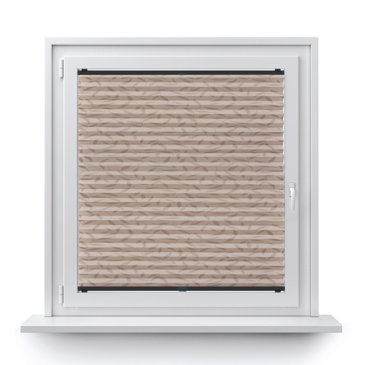 Plisa inwazyjna Z nadrukiem Przyciemniająca Beżowa 1003