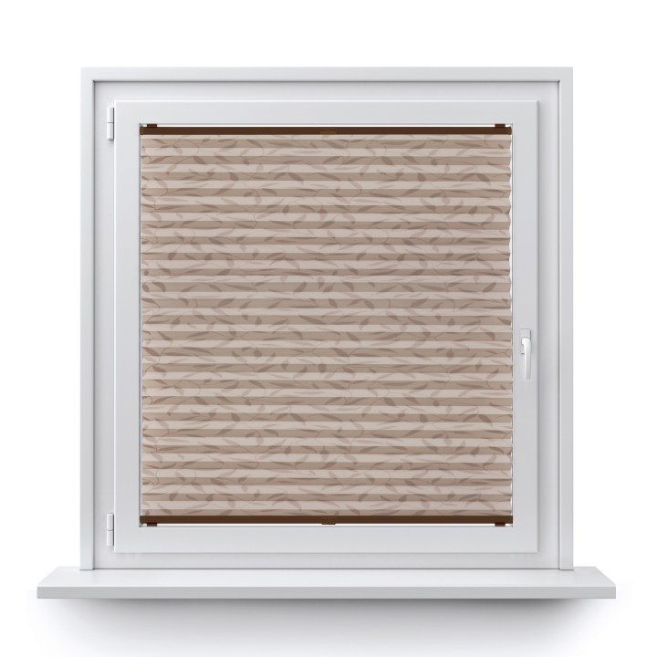 Plisa inwazyjna Z nadrukiem Przyciemniająca Beżowa 1003