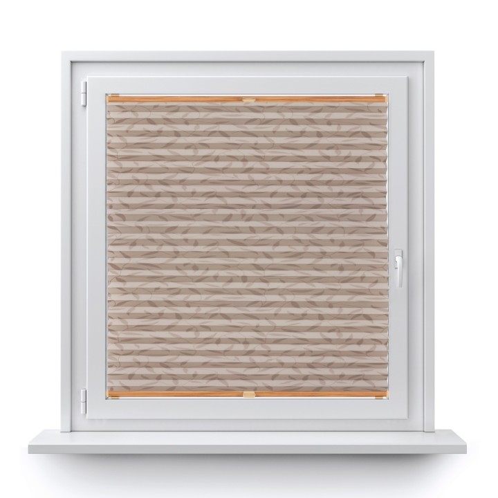 Plisa inwazyjna Z nadrukiem Przyciemniająca Beżowa 1003