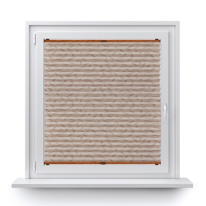 Plisa inwazyjna Z nadrukiem Przyciemniająca Beżowa 1003