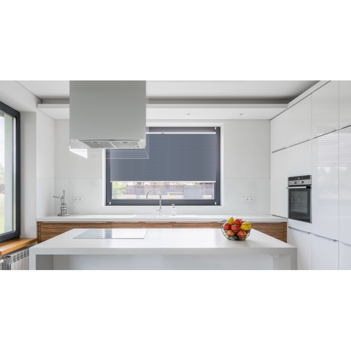 Plisa inwazyjna Plaster miodu Przyciemniająca Stalowa Ad8