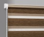 Wall mounted blind Day-Night Bahama XV Piernikowy Drewnopodobny BH1503