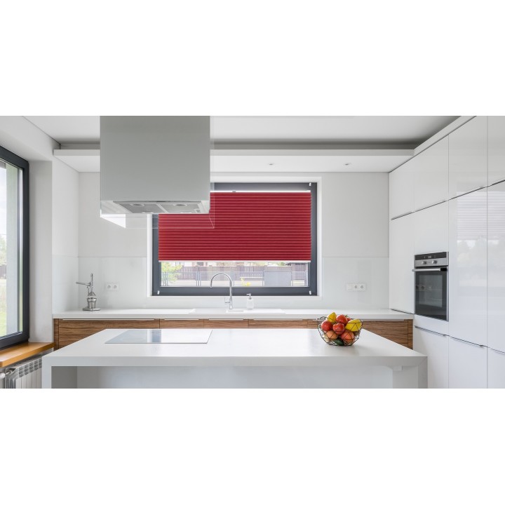 Plisa inwazyjna Gnieciona Przyciemniająca Czerwona Cp10452