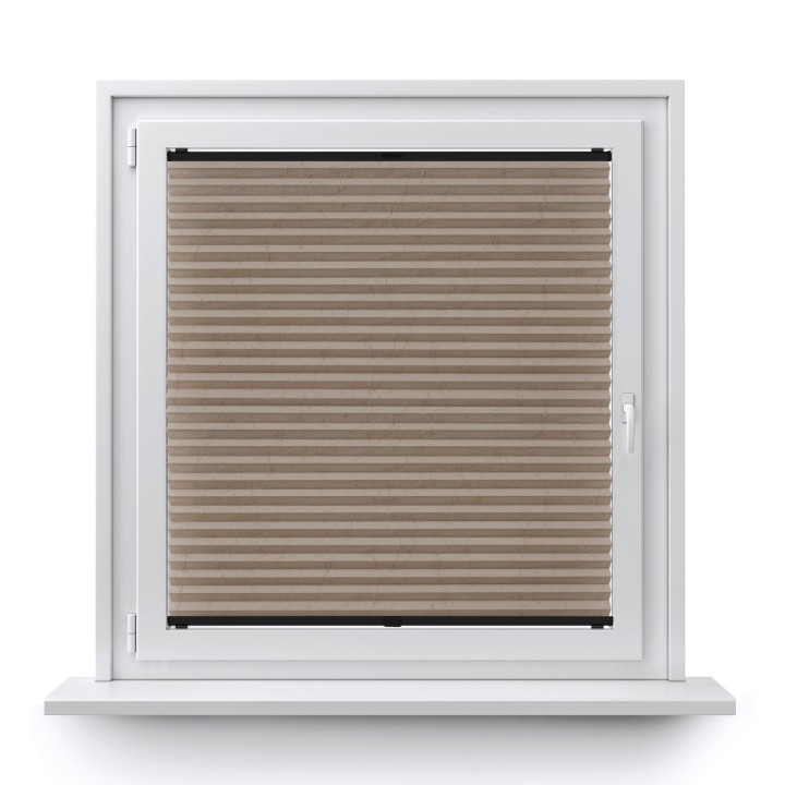 Plisa inwazyjna Gnieciona Przyciemniająca Ciemnobeżowa 933