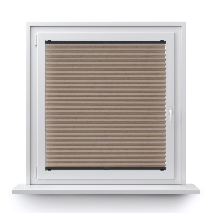 Plisa inwazyjna Gnieciona Przyciemniająca Ciemnobeżowa 933