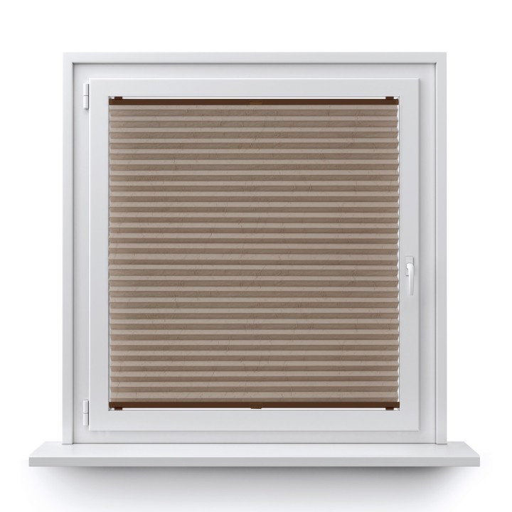 Plisa inwazyjna Gnieciona Przyciemniająca Ciemnobeżowa 933