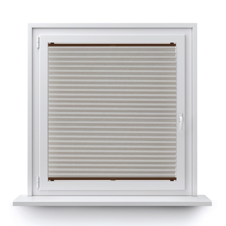 Plisa inwazyjna Gnieciona Przyciemniająca Jasna Szara Cp7040