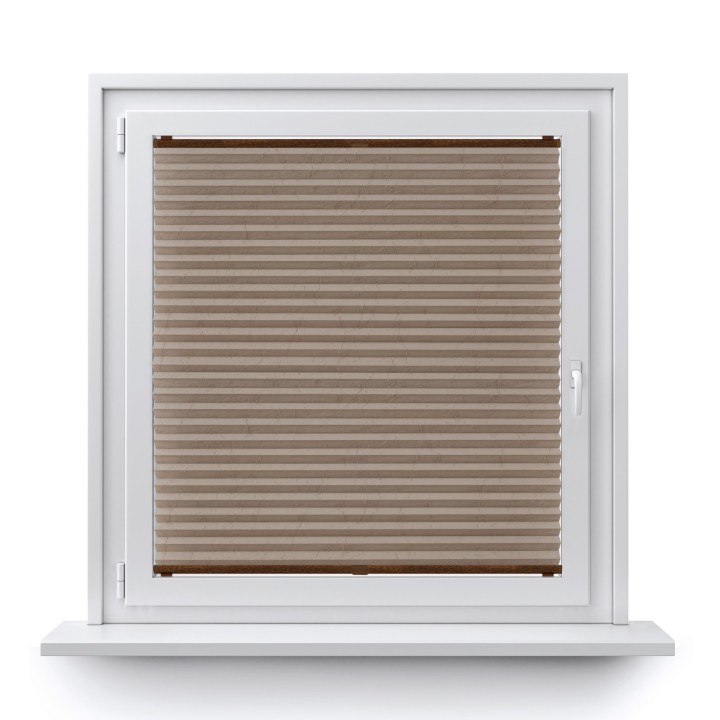 Plisa inwazyjna Gnieciona Przyciemniająca Ciemnobeżowa 933