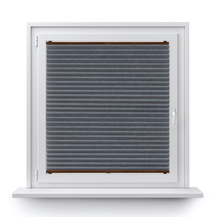 Plisa inwazyjna Gnieciona Przyciemniająca Szara 934