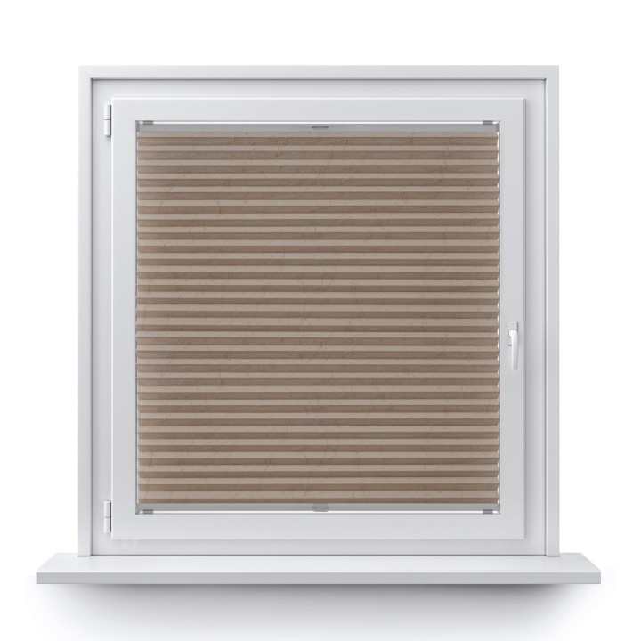 Plisa inwazyjna Gnieciona Przyciemniająca Ciemnobeżowa 933