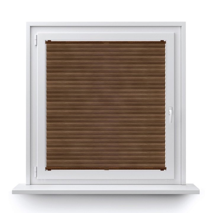 Plisa inwazyjna Bambus Przyciemniająca Ciemnobrązowa 606