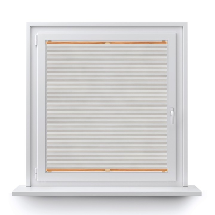 Plisa inwazyjna Bambus Przyciemniająca Biała 613