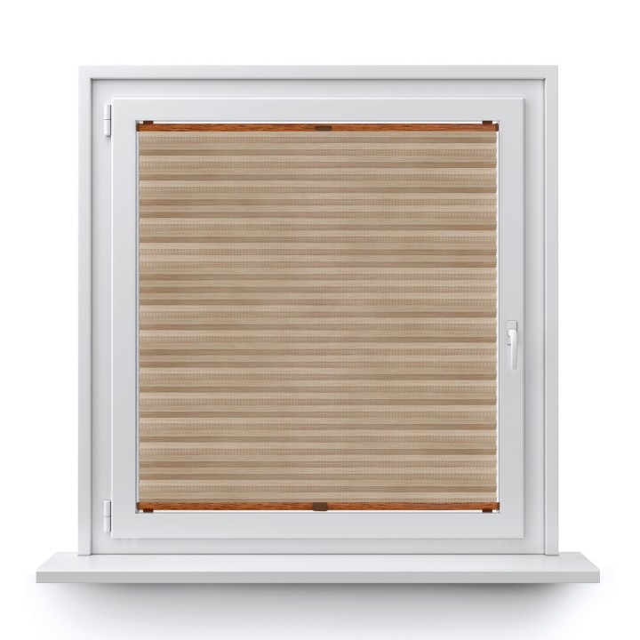 Plisa inwazyjna Bambus Przyciemniająca Kremowa 607