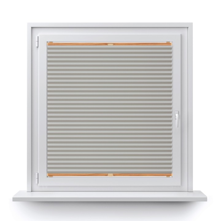 Plisa bezinwazyjna Soft Zaciemniająca Szara Jasna 6082