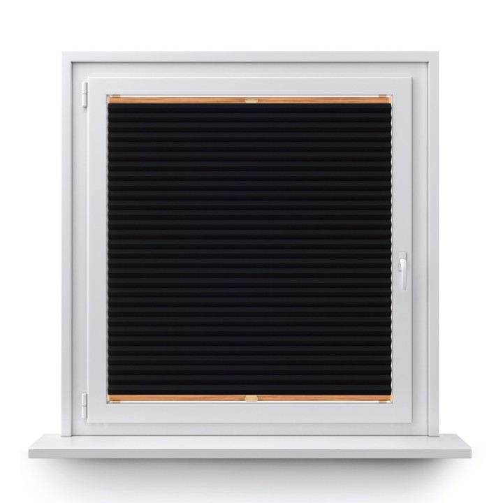 Plisa bezinwazyjna Soft Zaciemniająca Soft Czarna 6086