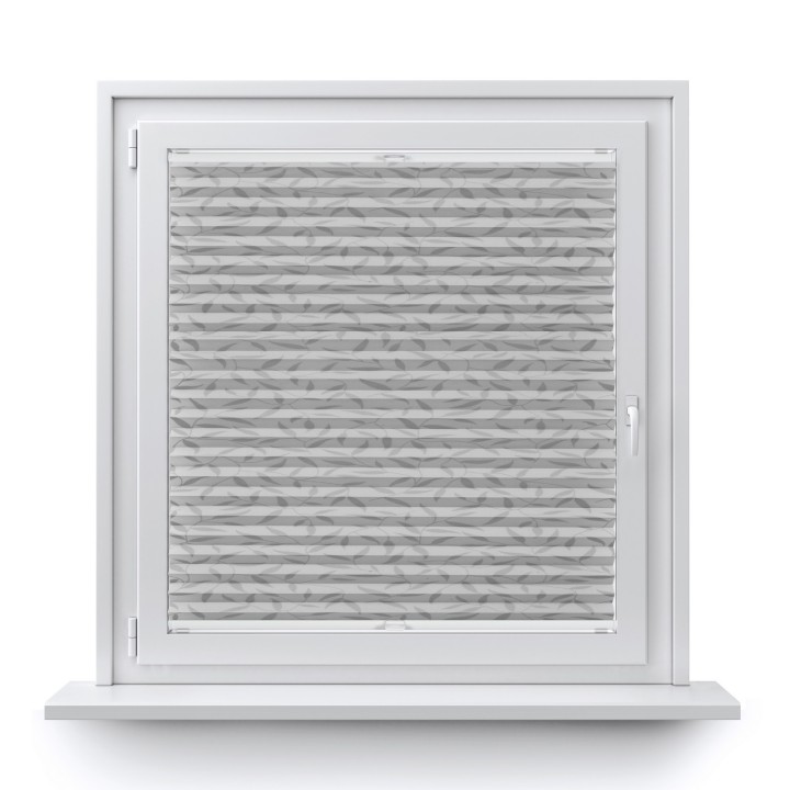 Plisa bezinwazyjna Z nadrukiem Przyciemniająca Szara 1002