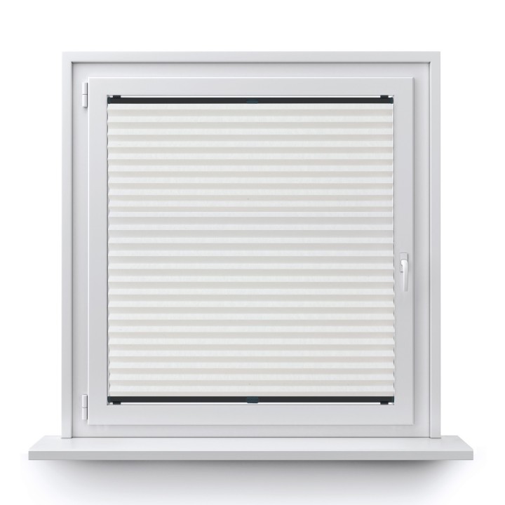 Plisa bezinwazyjna Z nadrukiem Przyciemniająca Biała 2001