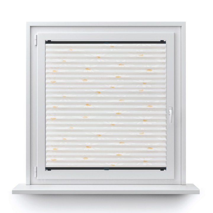 Plisa bezinwazyjna Z nadrukiem Przyciemniająca Biała 2003