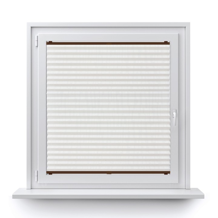 Plisa bezinwazyjna Z nadrukiem Przyciemniająca Biała 2002