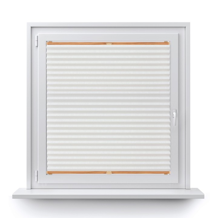 Plisa bezinwazyjna Z nadrukiem Przyciemniająca Biała 2001