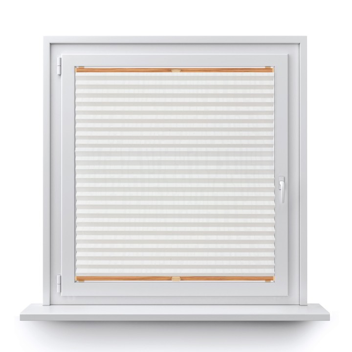 Plisa bezinwazyjna Z nadrukiem Przyciemniająca Biała 2002