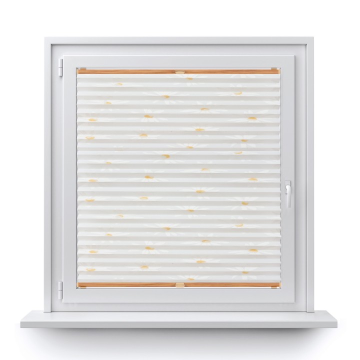 Plisa bezinwazyjna Z nadrukiem Przyciemniająca Biała 2003