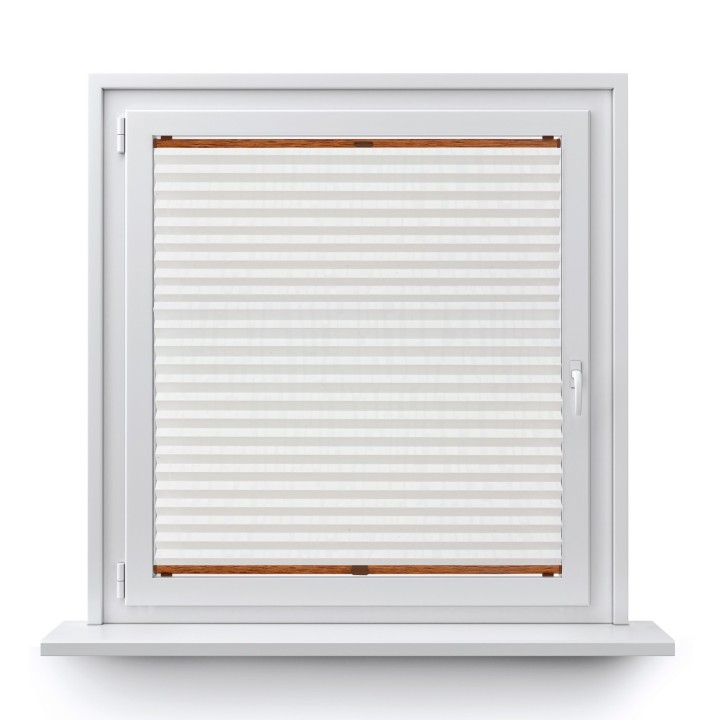 Plisa bezinwazyjna Z nadrukiem Przyciemniająca Biała 2002