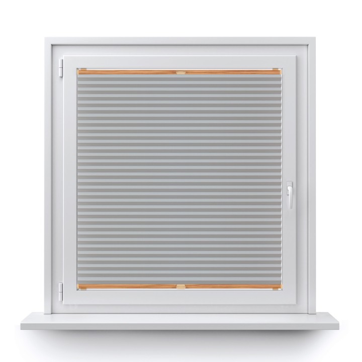 Plisa bezinwazyjna Natural Pearl Przyciemniająca Jasna Szara 406